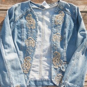 EMBROIDERED JEAN JACKET